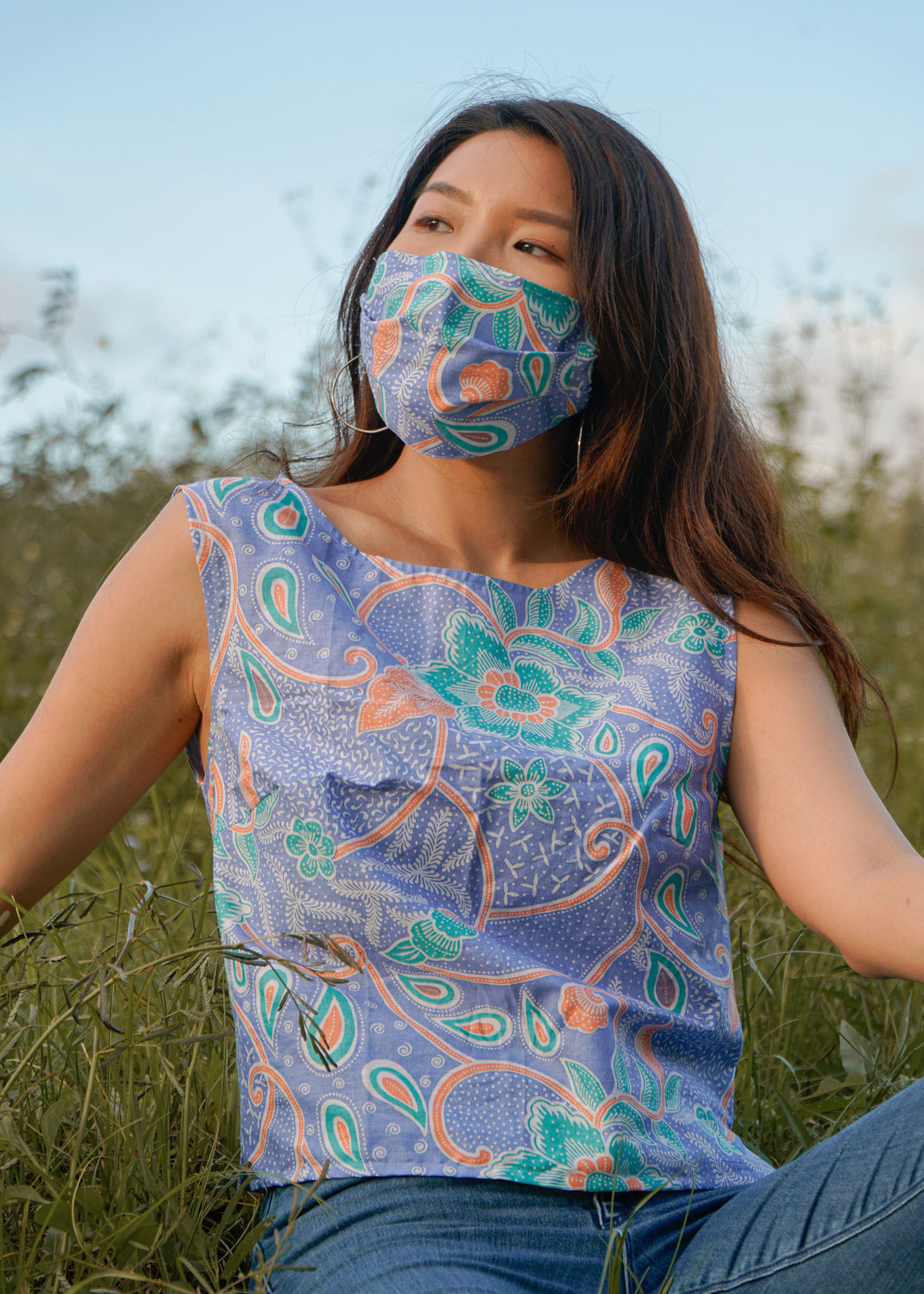 Easy Breezy Batik Tank Top