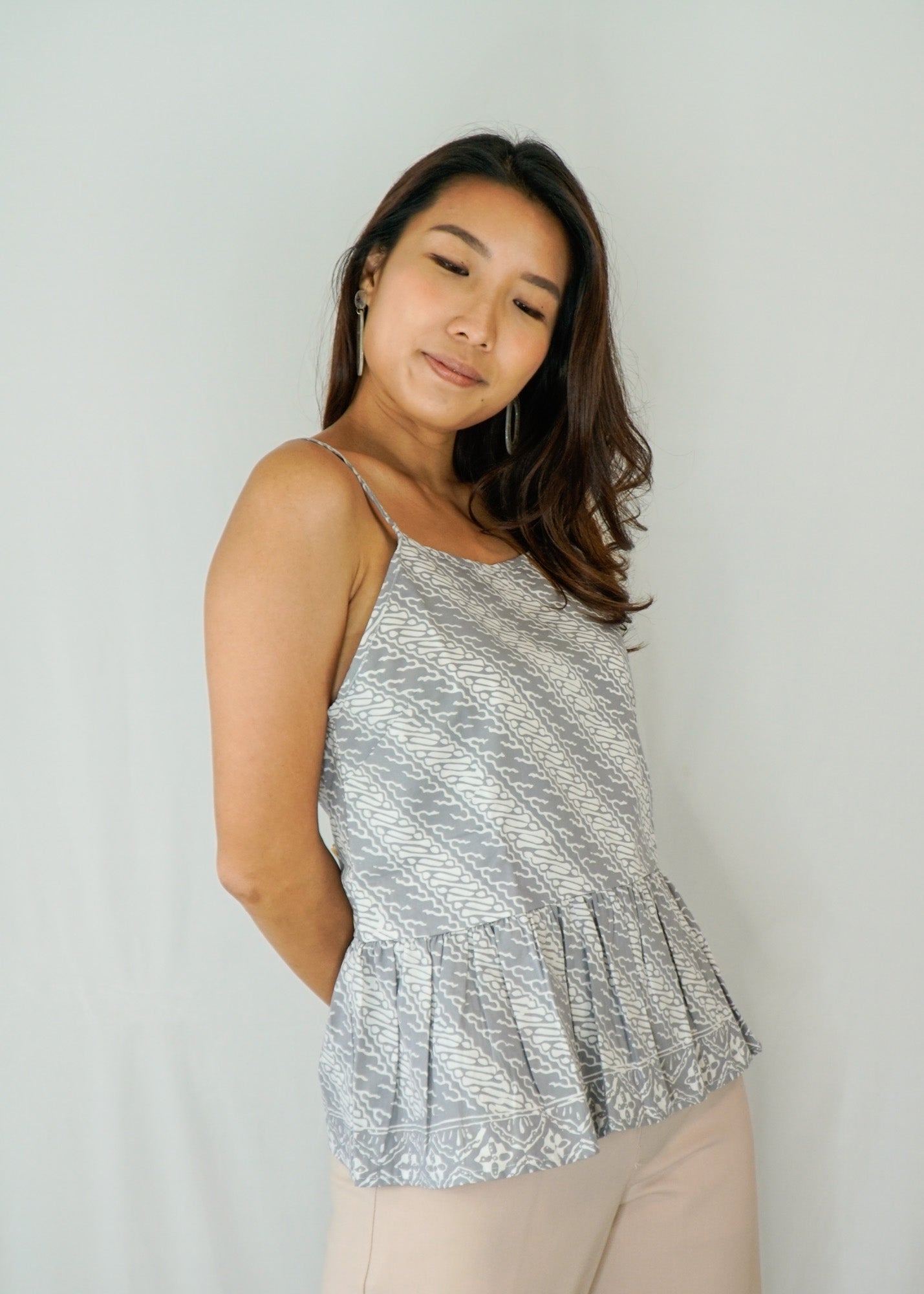 loft ruffle top
